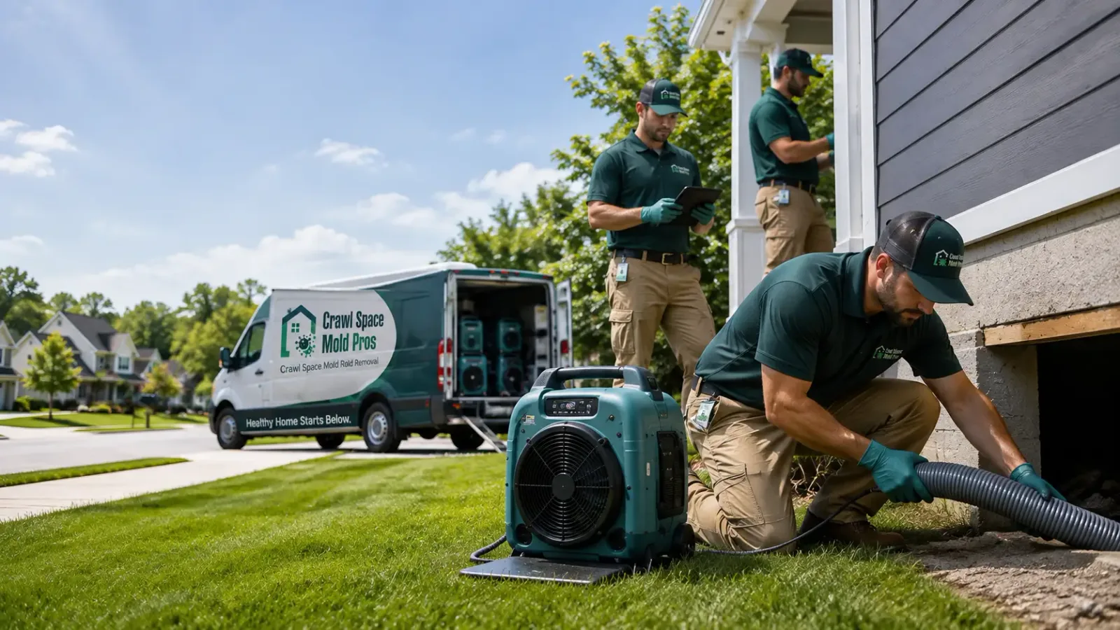 Crawl Space Mold Removal in Geneseo, KS